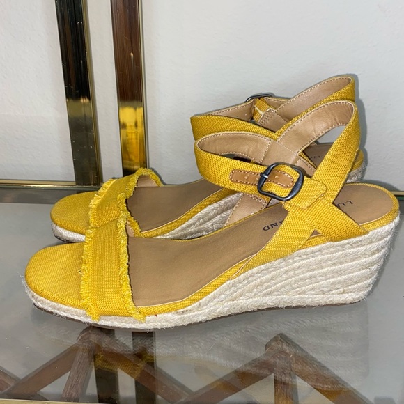 🍀Lucky Brand Mindra wedge espadrille . Size 10W - Picture 3 of 8